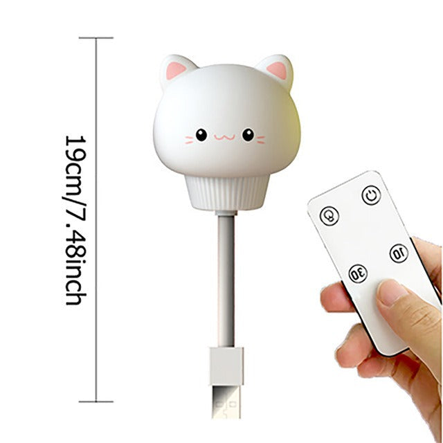 Abajur de LED USB Animals para Quarto Infantil